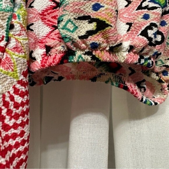 Anthropologie Olive Hill Boho Geometric Multi Pattern Top Size Small - Picture 15 of 16